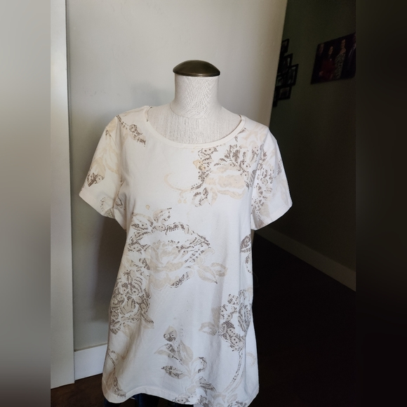 Sonoma Tops - Sonoma Jewel Neck Vintage Top in Size XLarge Like New